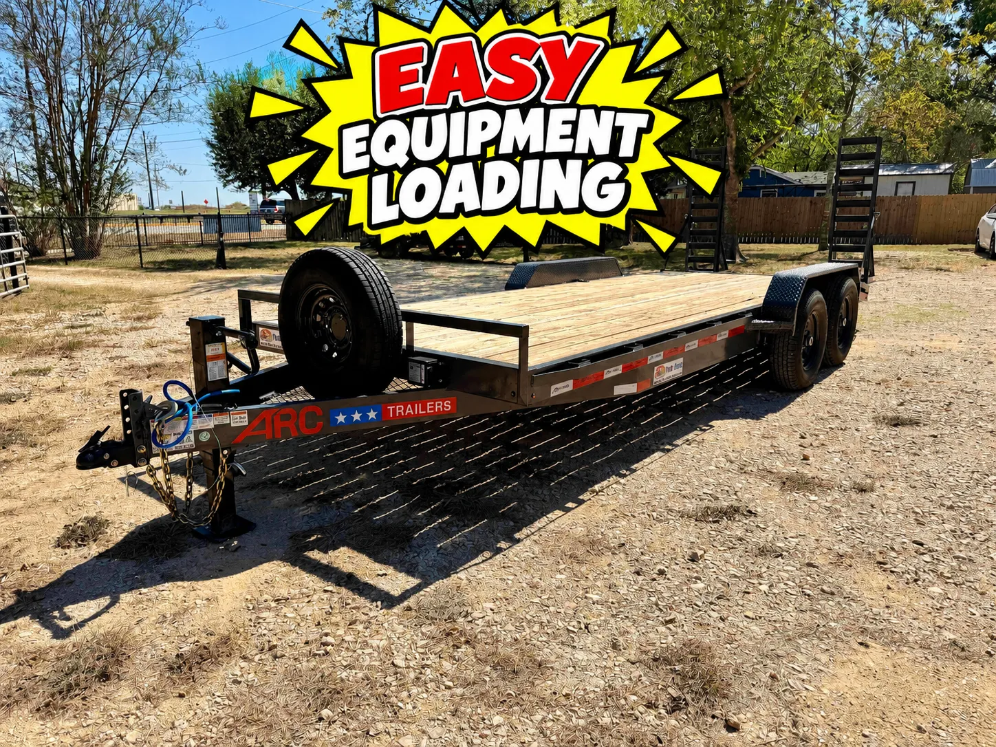 HD Car Hauler/Lowboy Equipment Trailer - 20 ft.