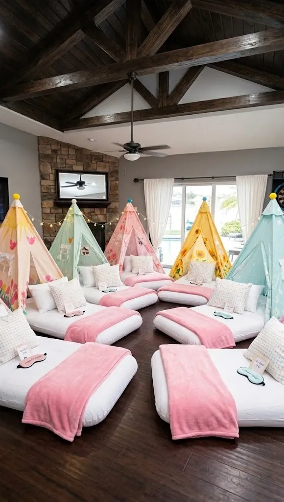 DIY Sleepover Tent Rental (Per Setup for One Child)