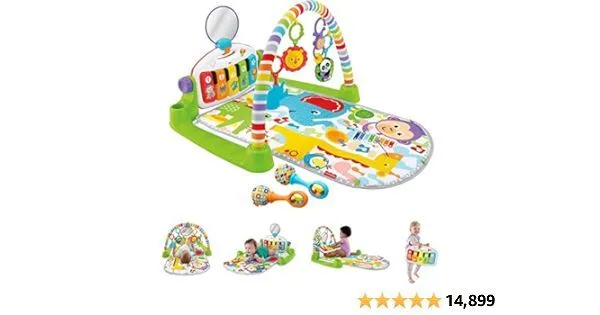 Fisher-Price Baby Playmat Deluxe Kick & Play Piano Gym