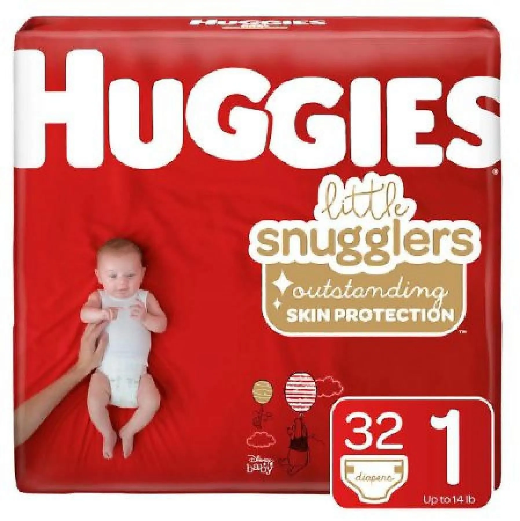 Huggies Little Snugglers Diapers, size 1