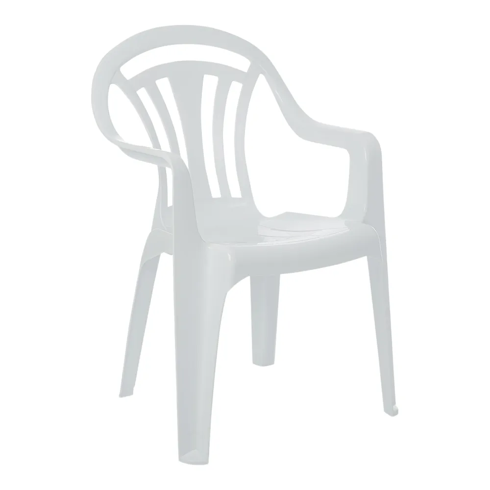 White Plastic Bistro Chair