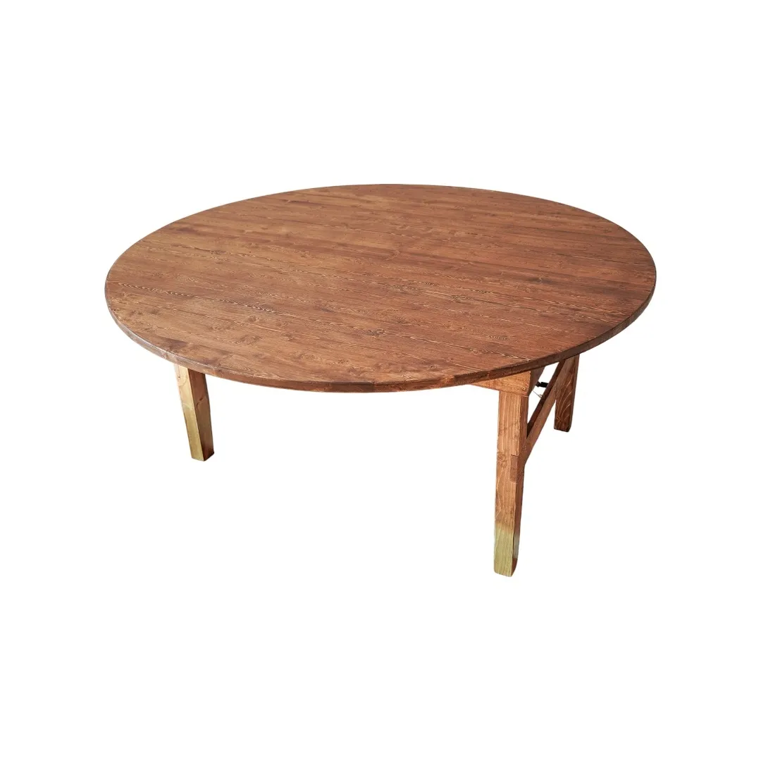 5ft 6″ Rustic Round Table