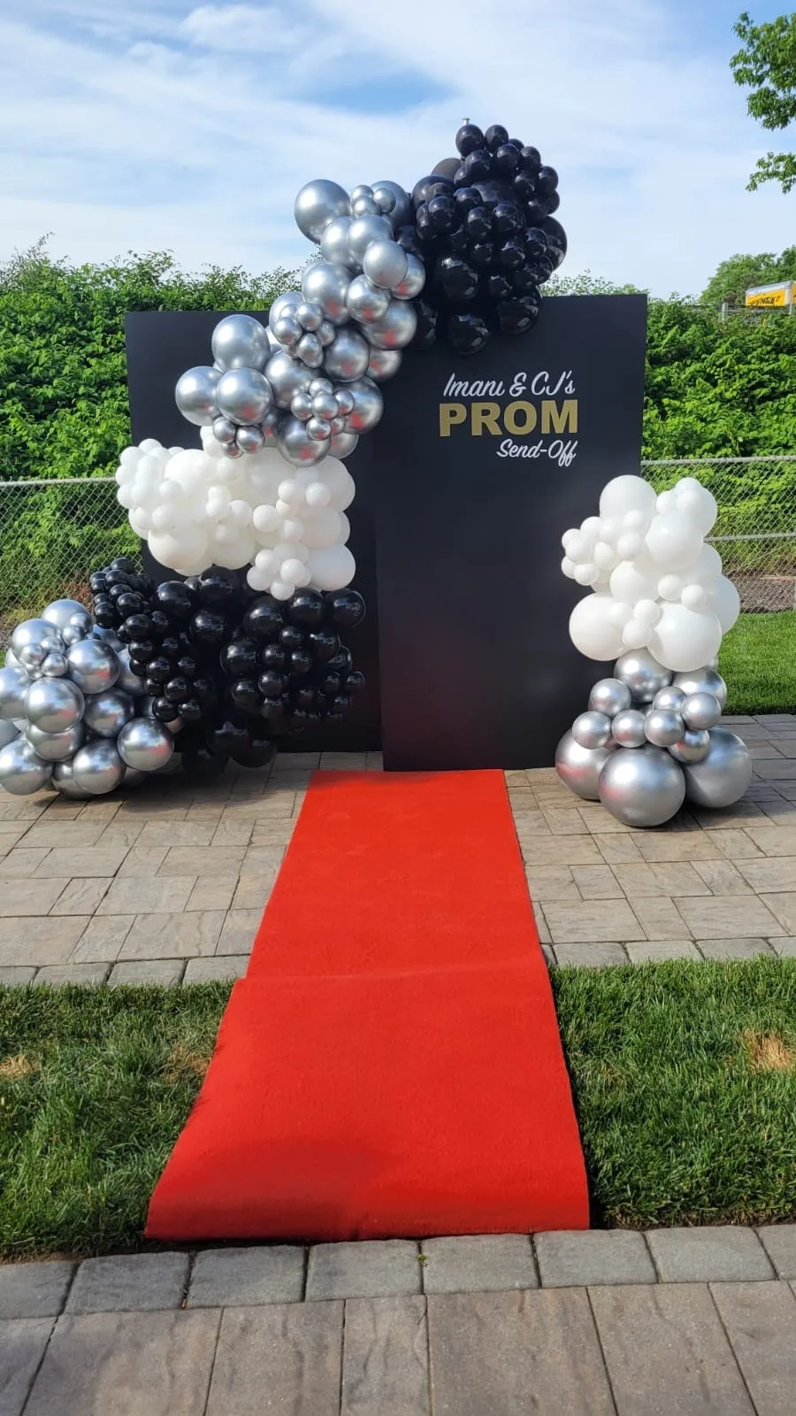 4ft W x 7ft T Wood Backdrop 