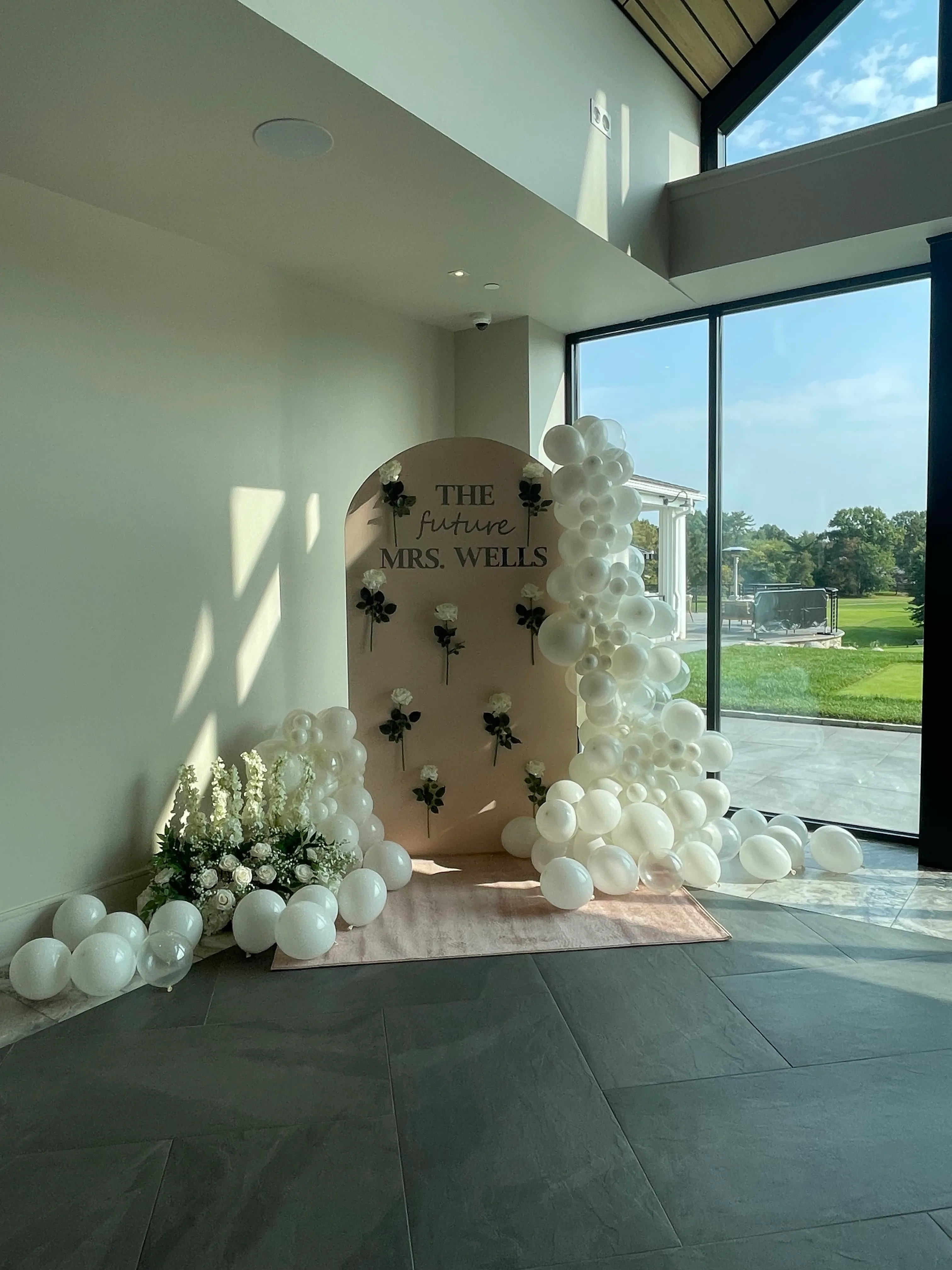 Arch Wood Backdrop 7ft Tall x 4ft Wide