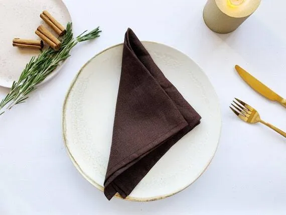 Brown Cloth Napkins