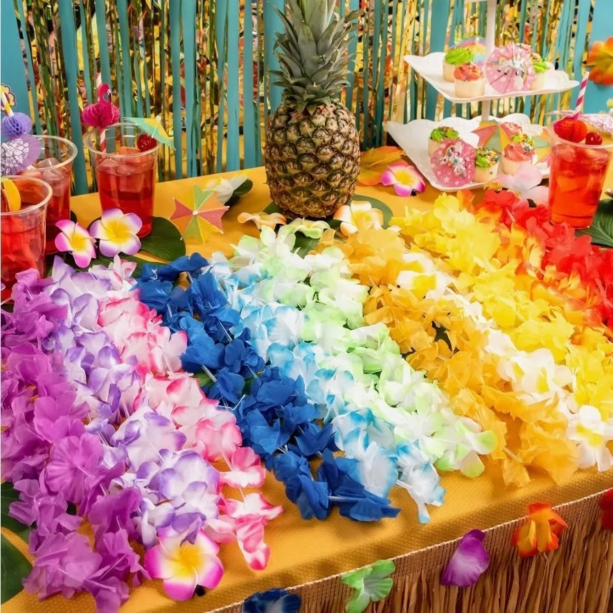 Assortment of Luau Decorations