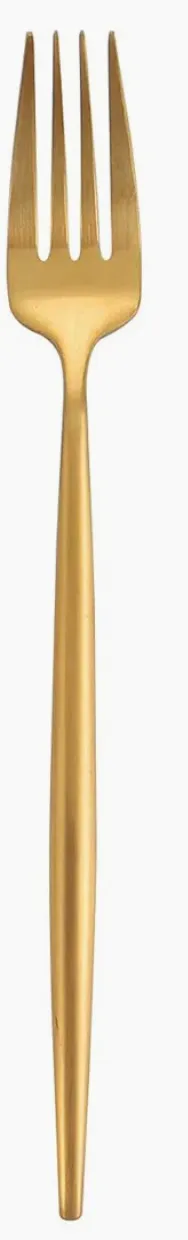 Modern Gold Salad Fork