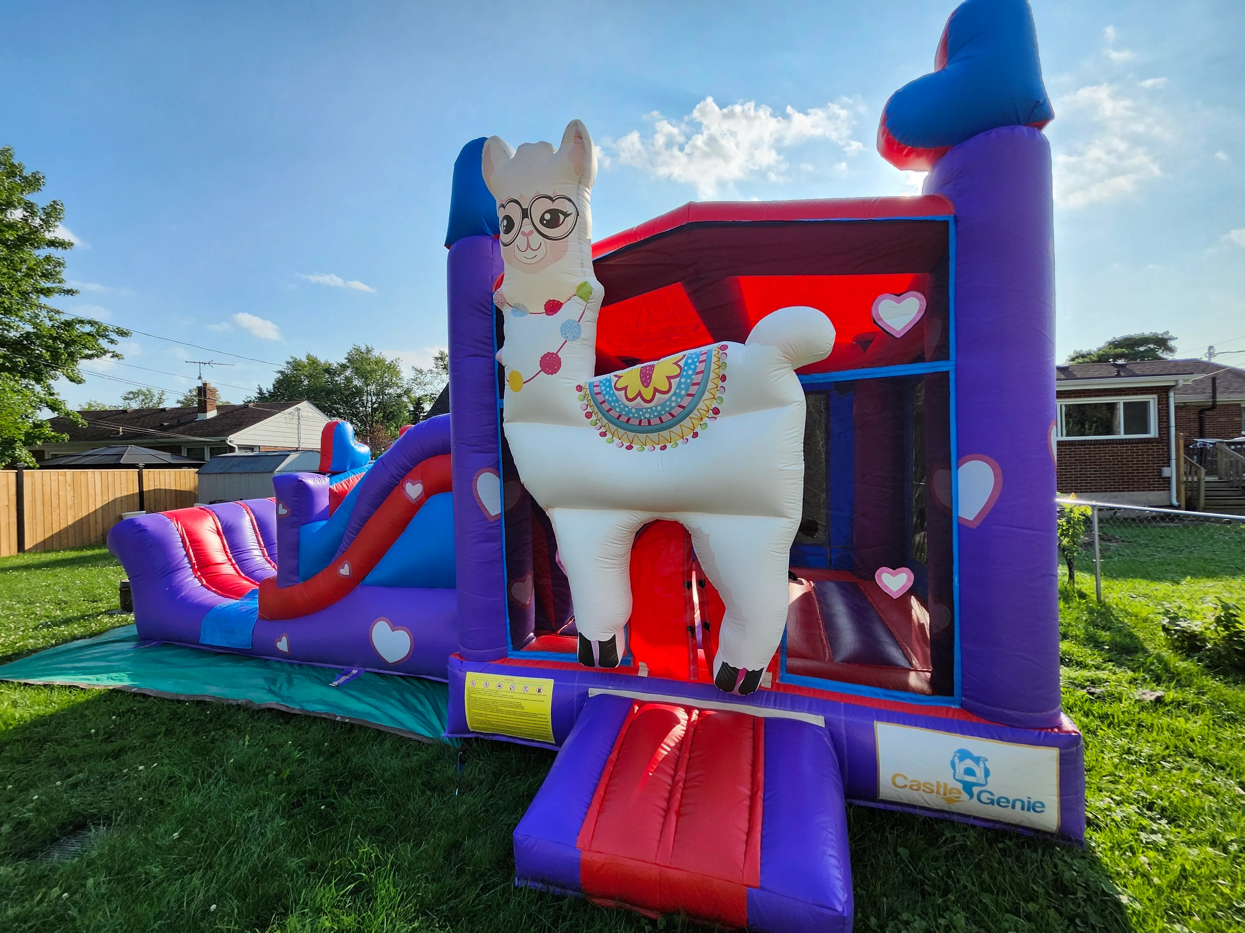 Llama Castle Slide Combo