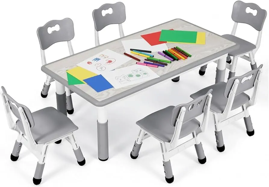 Children's Table w/ 6 Chairs