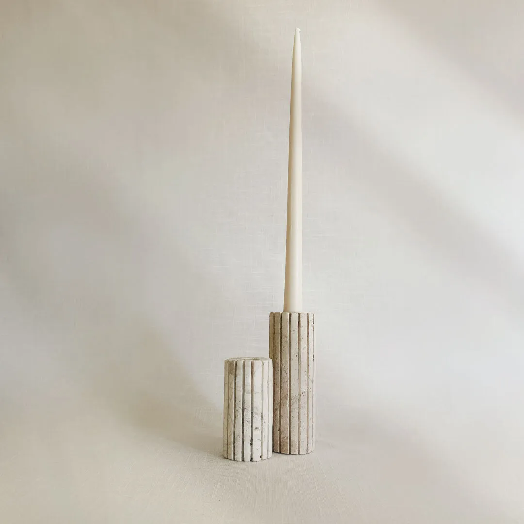 Stone Candle Holders