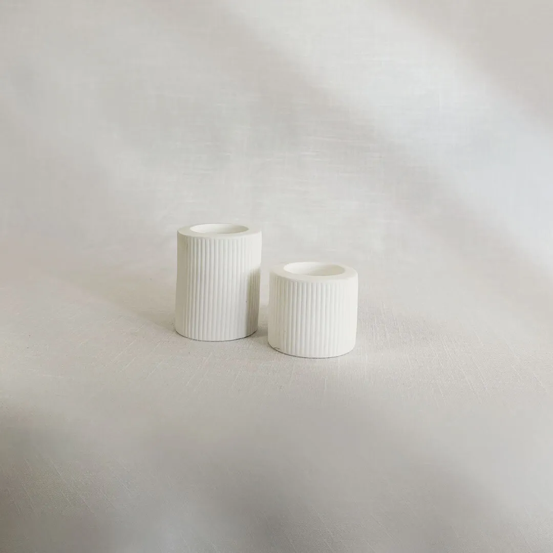 Ribbed Tealight Holder
