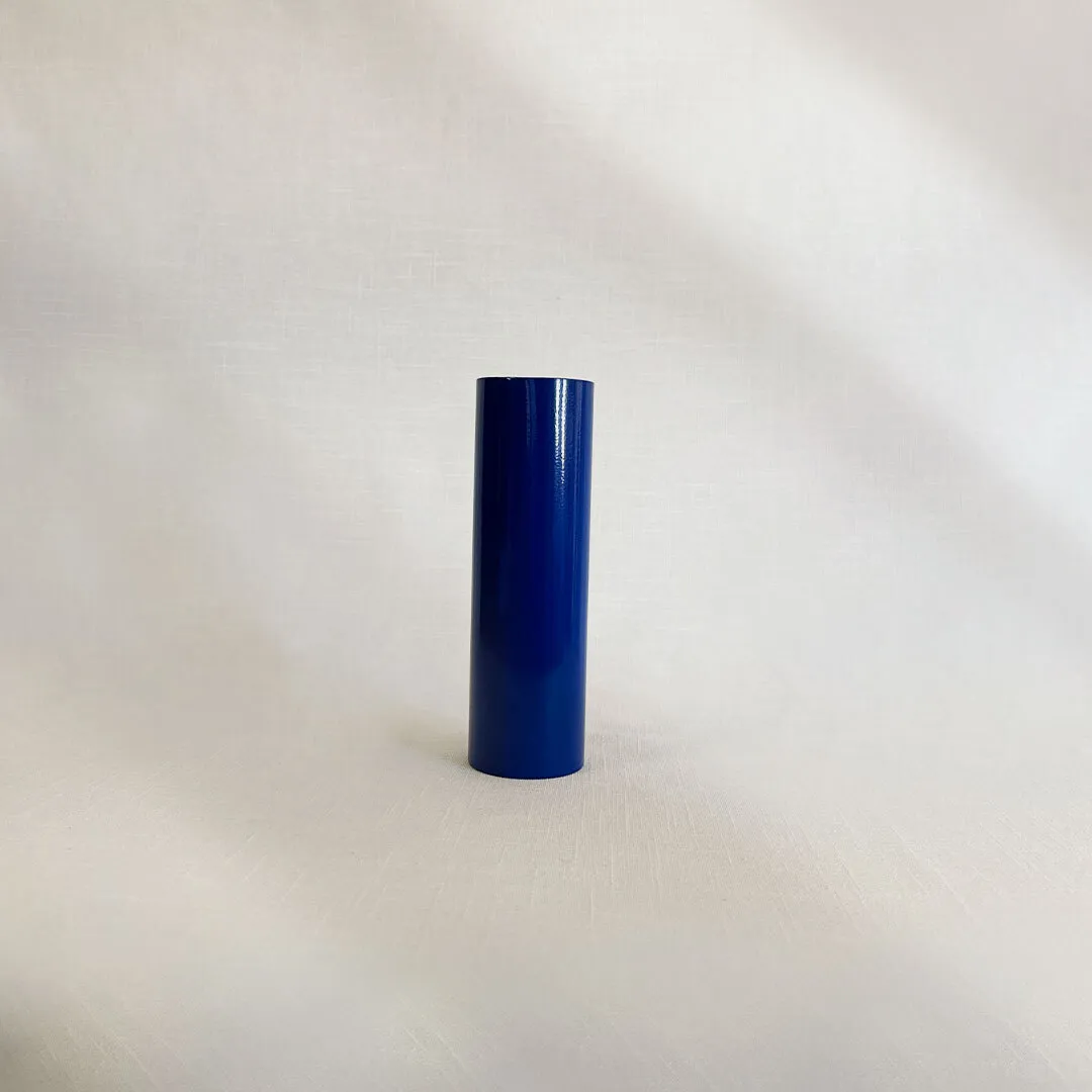 Candlestick Vase Cobalt Blue