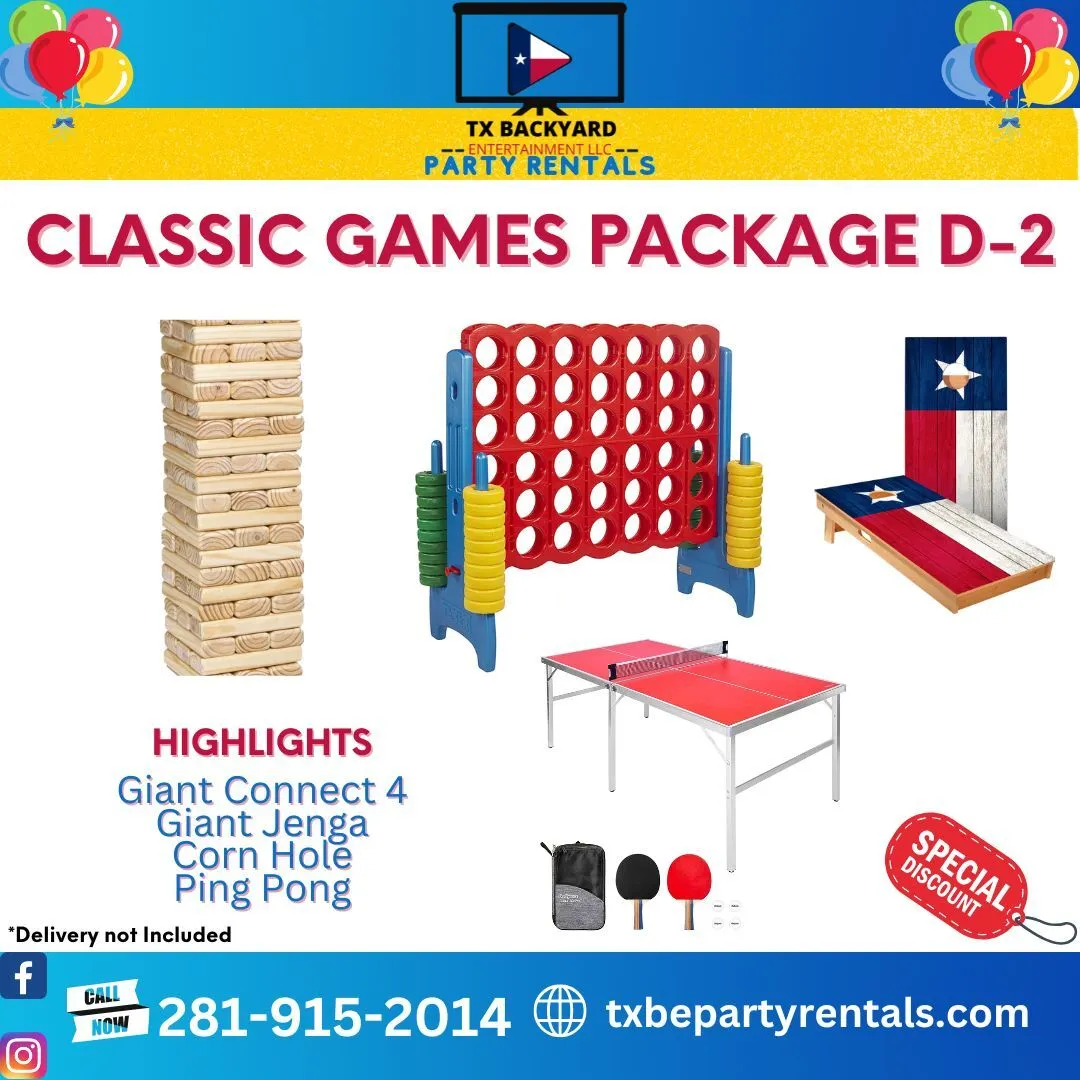 Classic Outdoor Games Package D-2