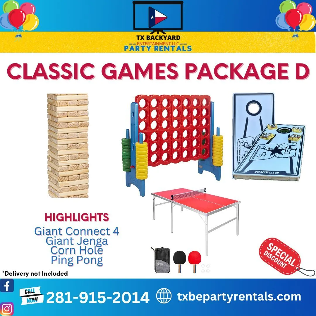 Classic Outdoor Games Package D