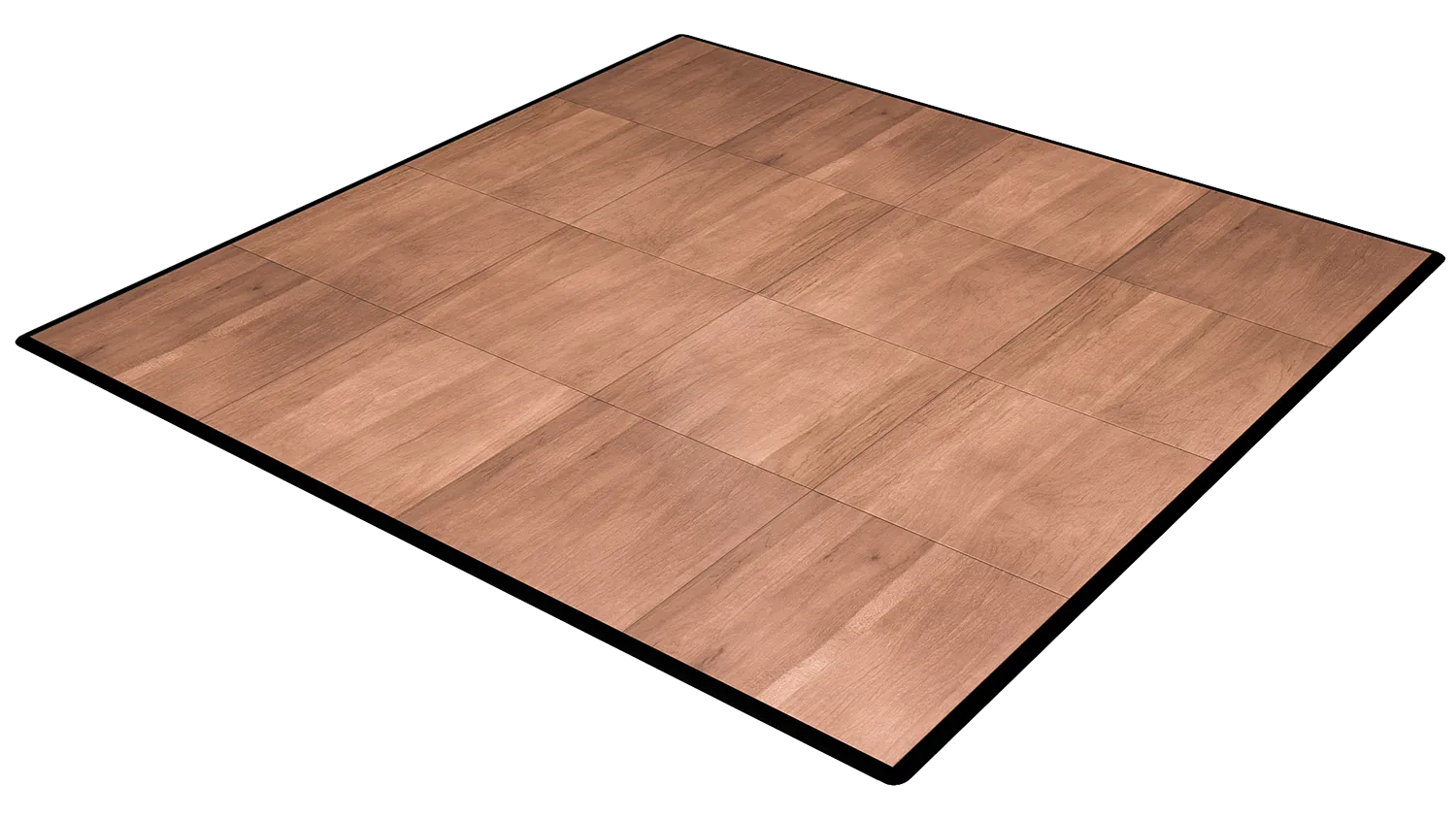 Dance Floor 12ft x 12ft - Dark Maple (NO Subflooring)