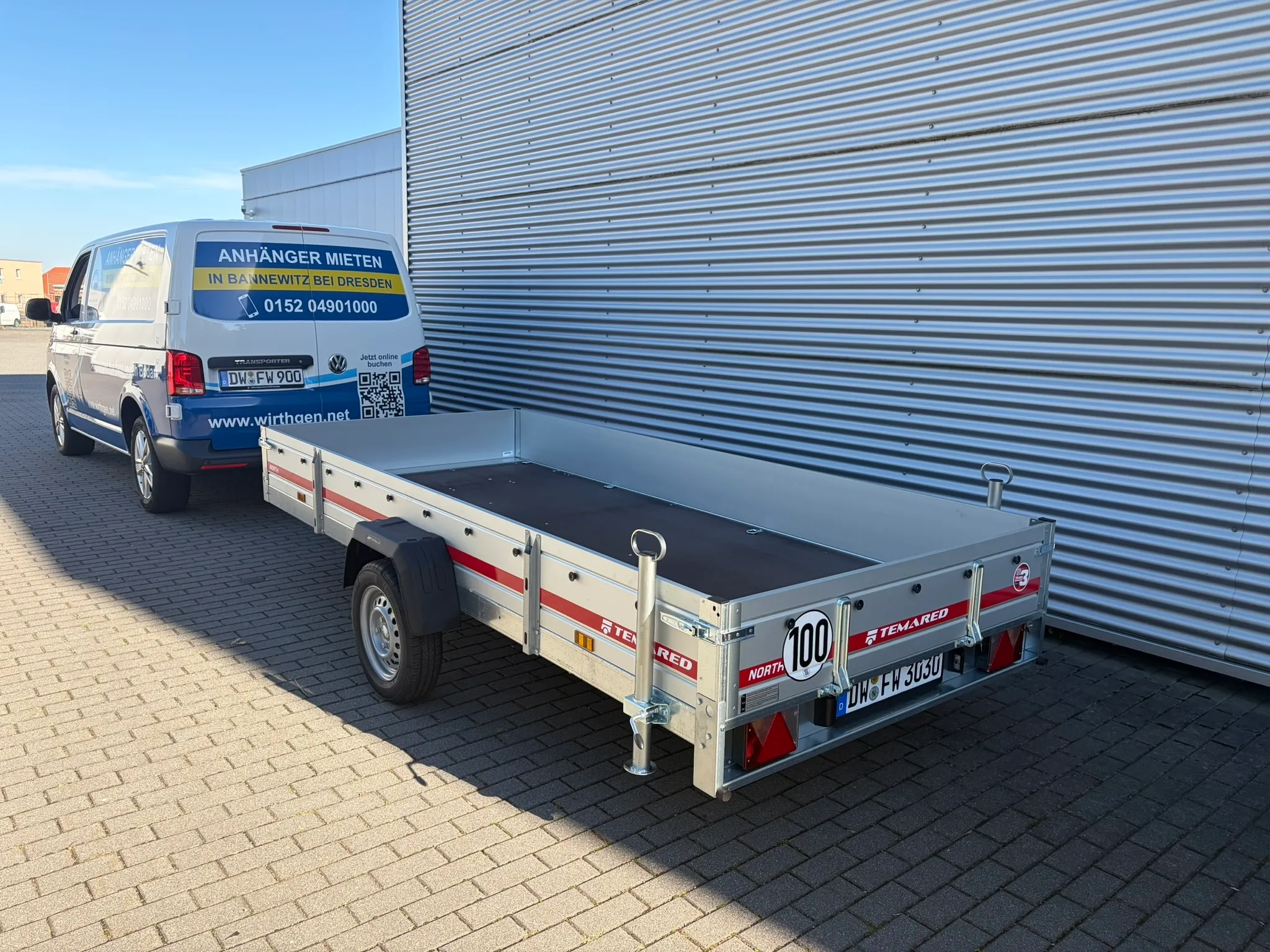 Anhänger  750 kg - Größe XXXL
