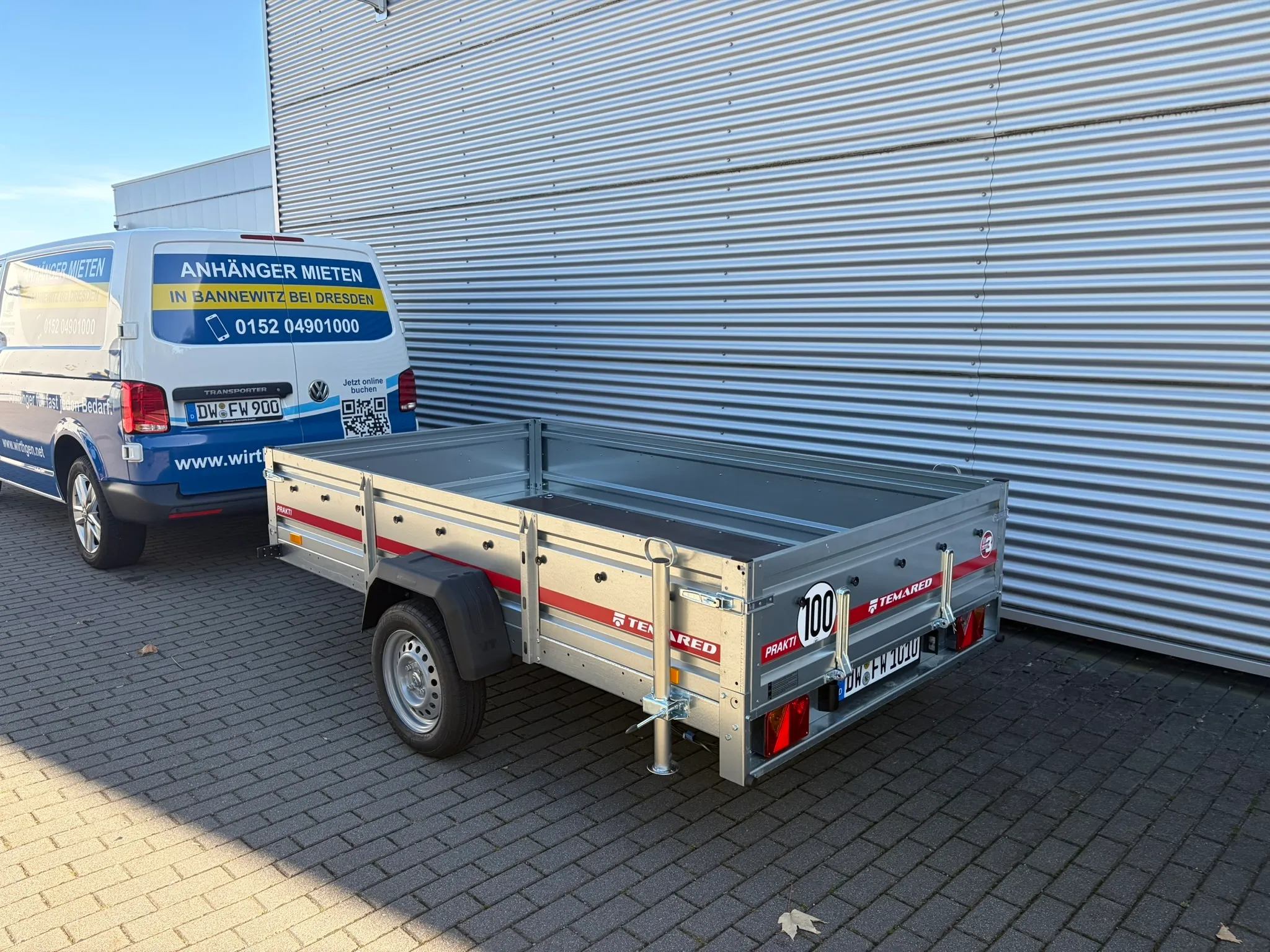 Anhänger  750 kg - Größe XL