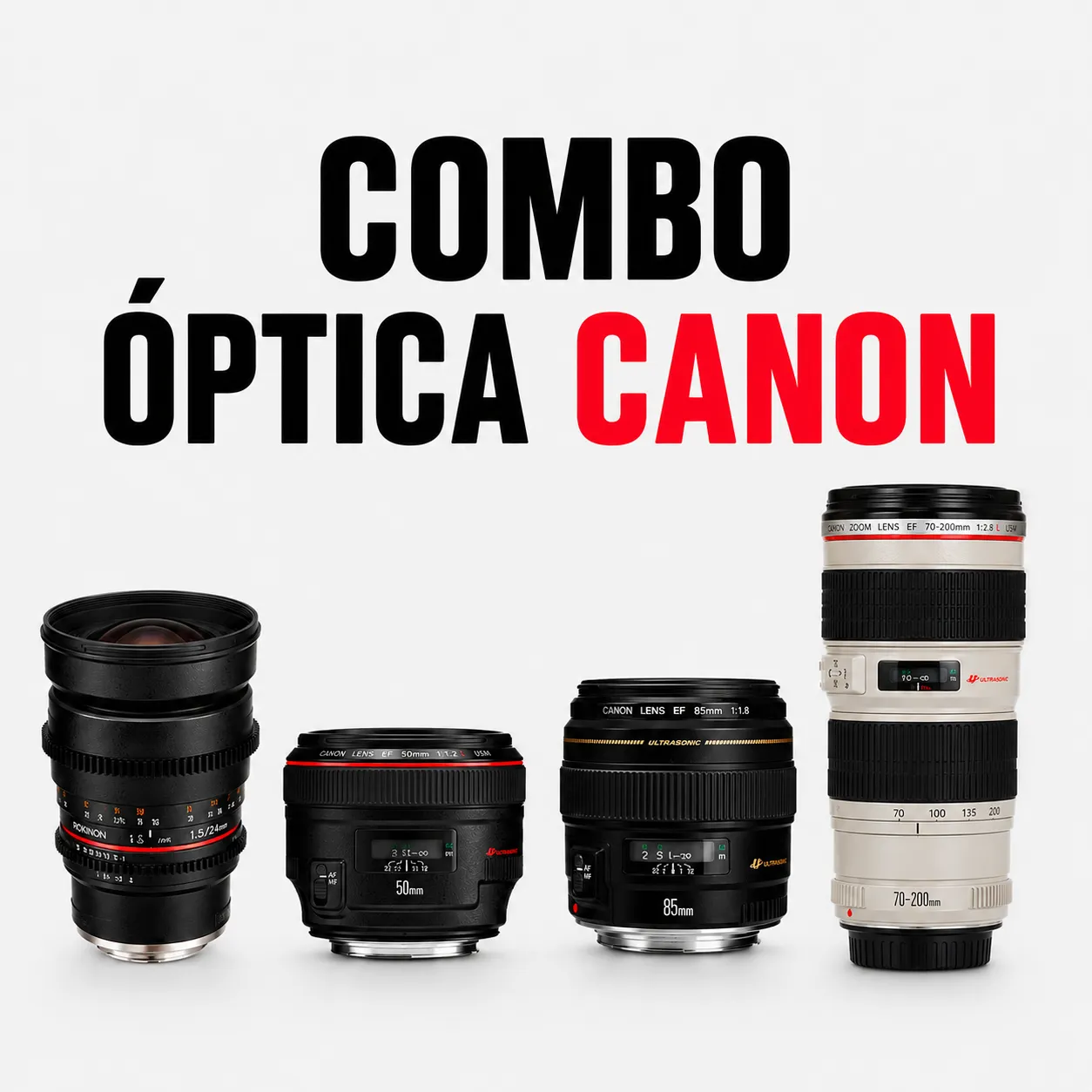 COMBO ÓPTICA CANON