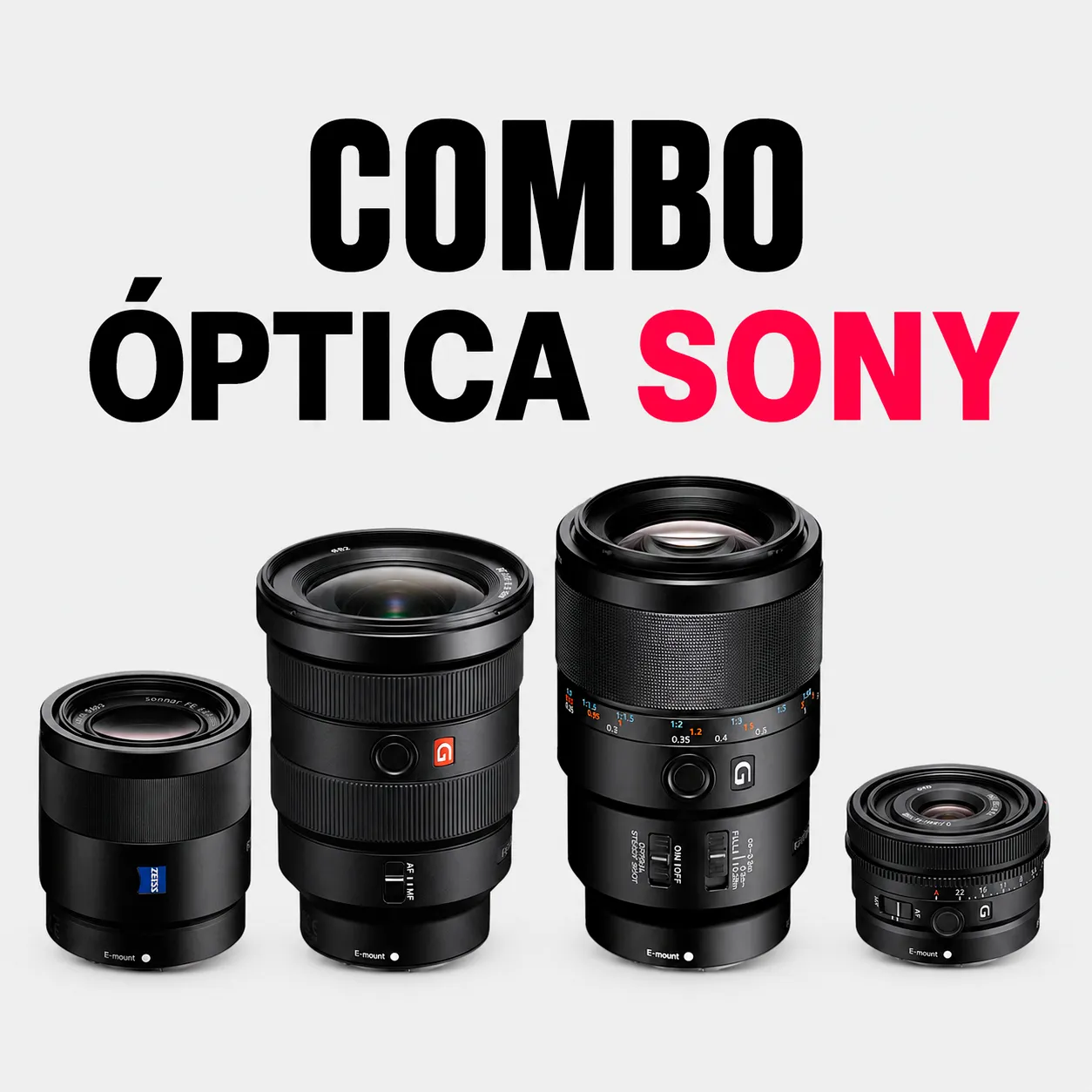 COMBO ÓPTICA SONY