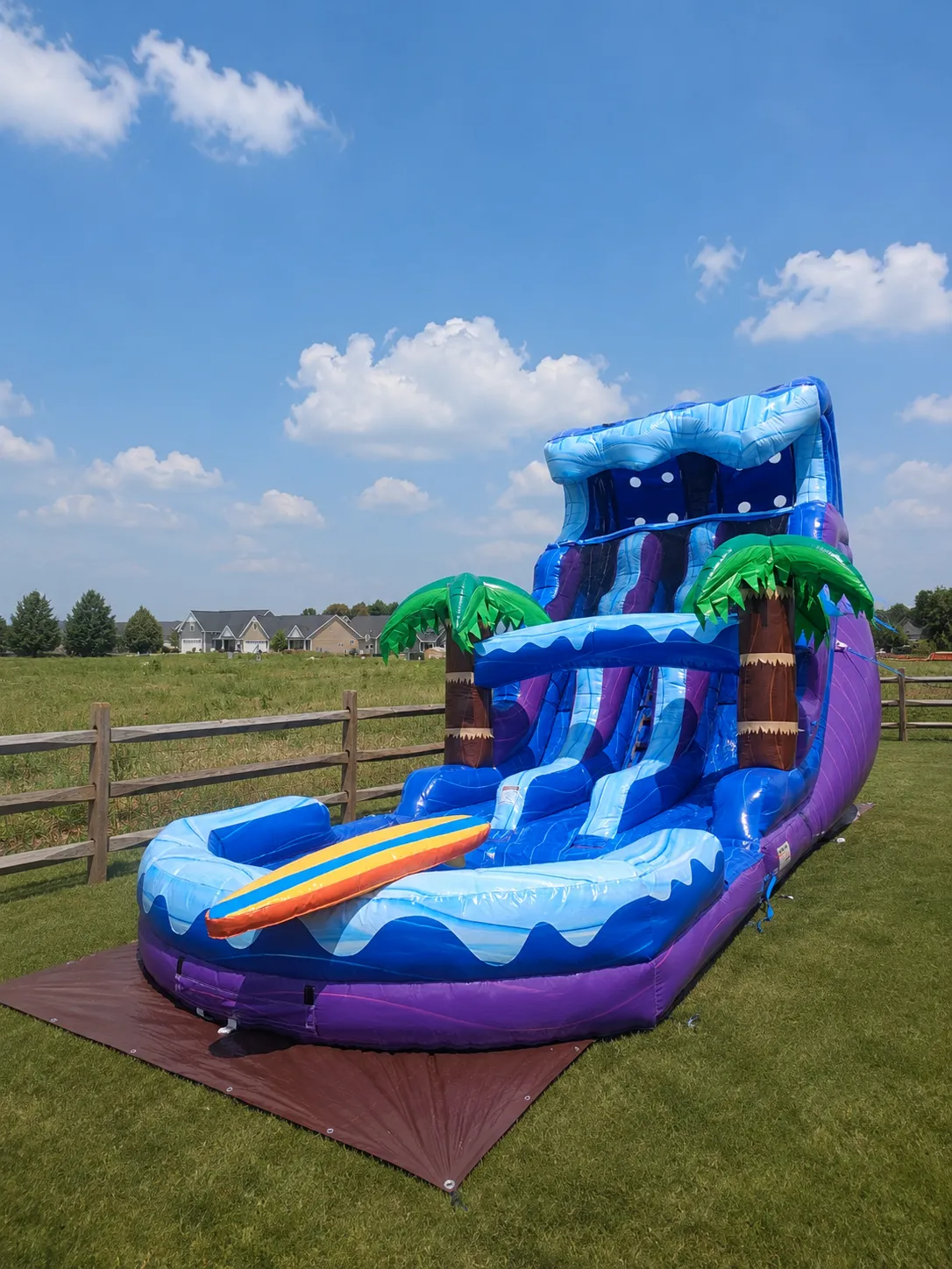 17Ft Dual Surf Waterslide Inflatable