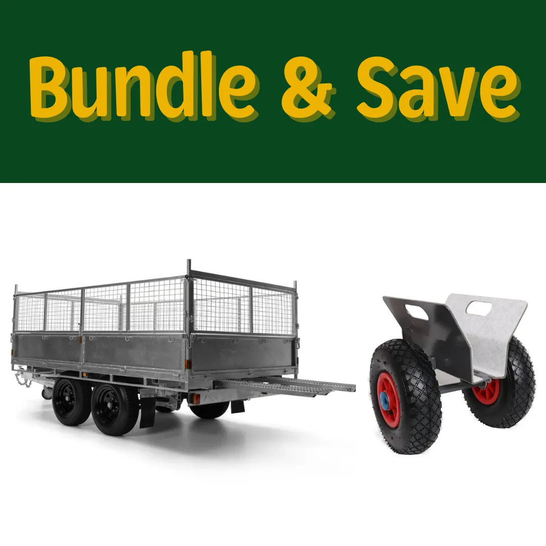 Panel Dolly & Tipper Trailer Bundle