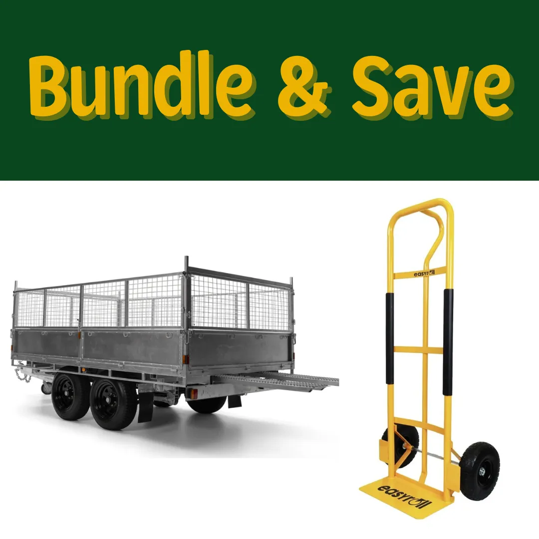 Hand Trolley & 12x6 Trailer 3.5T (Tipper) Bundle