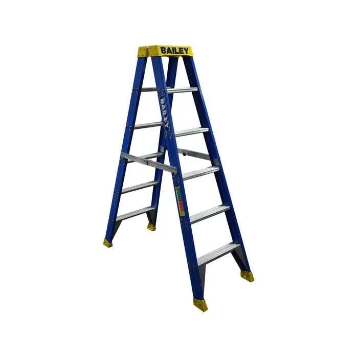 Bailey Step Ladder Double Sided Fibreglass 1.8m 150kg