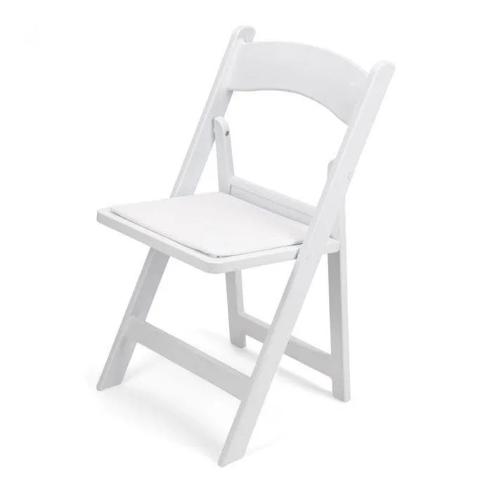 White Resin Chair