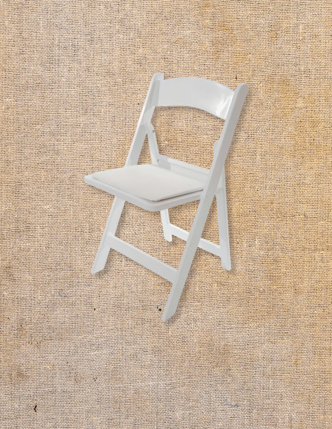 White Resin Chair