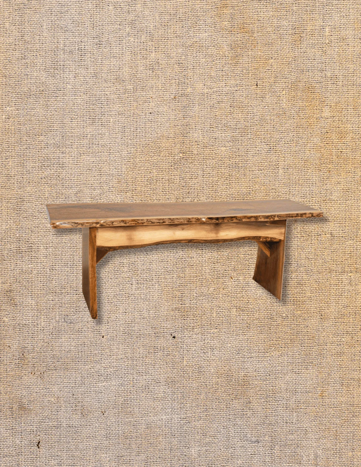 Live Edge Wood Bench