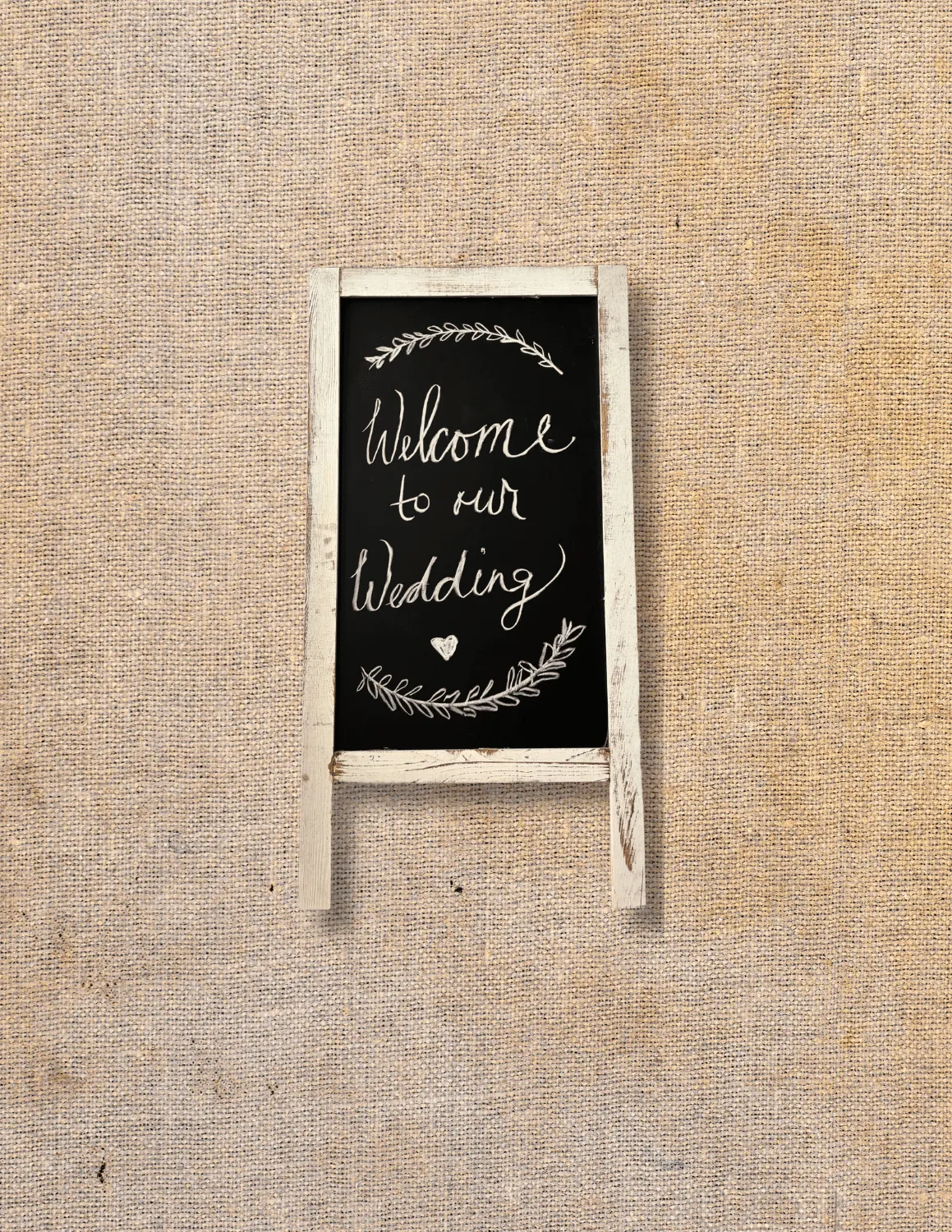 White Chalkboard Sign 