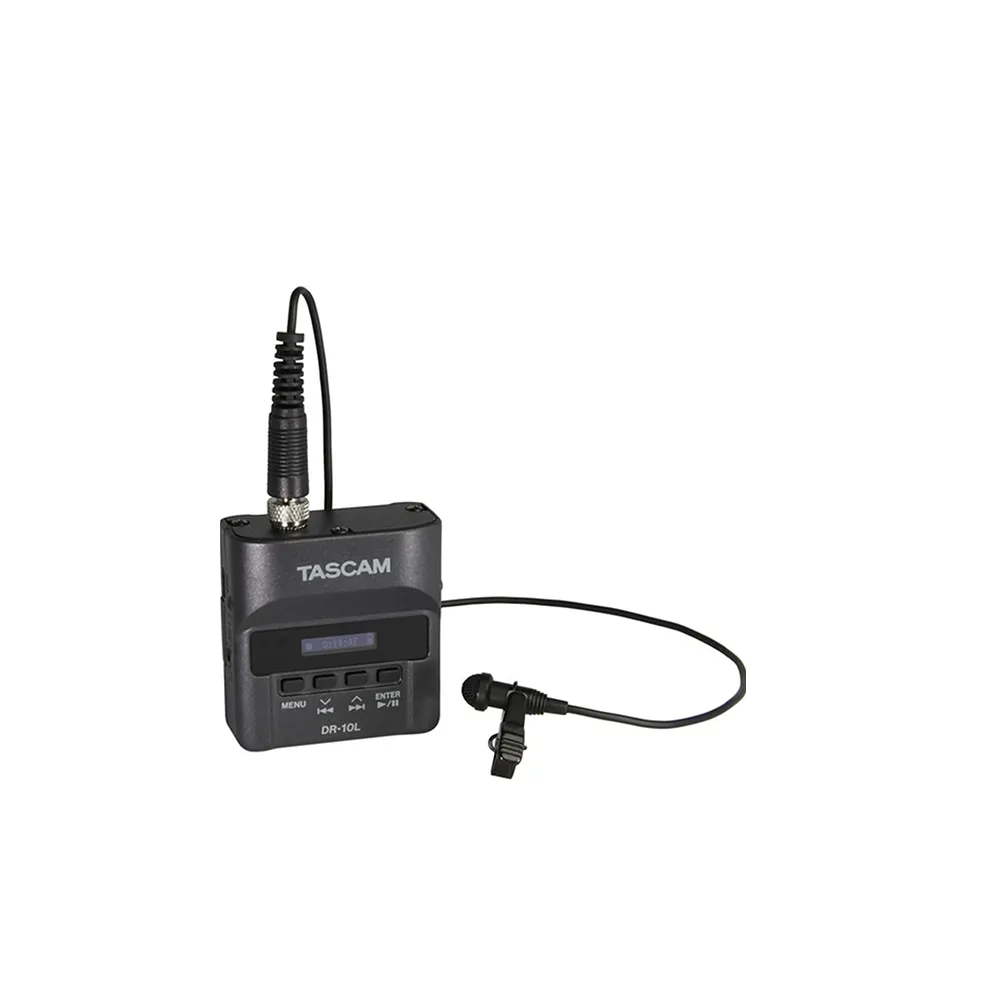 TASCAM DR-10L Digital Audio Recorder with Lavalier Mic