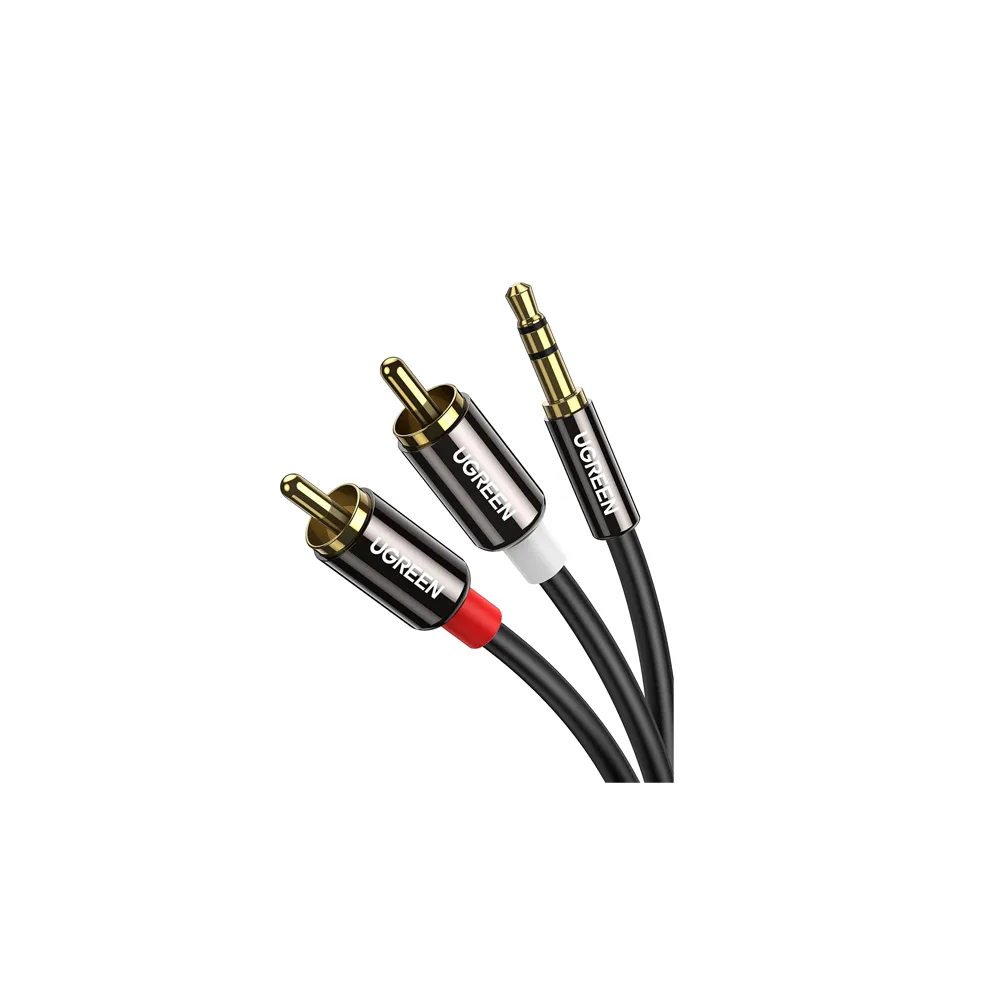 3.5 mm to RCA Hi-Fi Y Cable, Male-to-Male (1 meter)