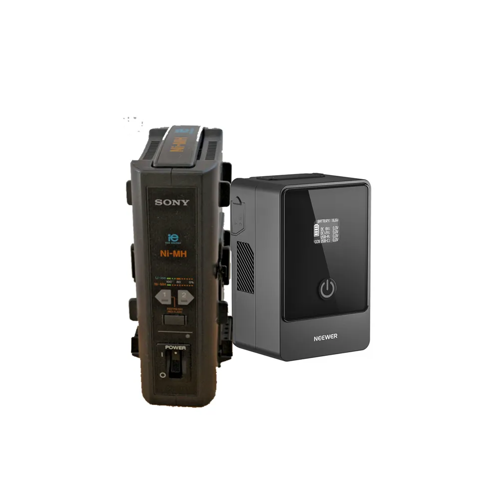 V Mount Charger with Neewer V Mount 99WH Battery