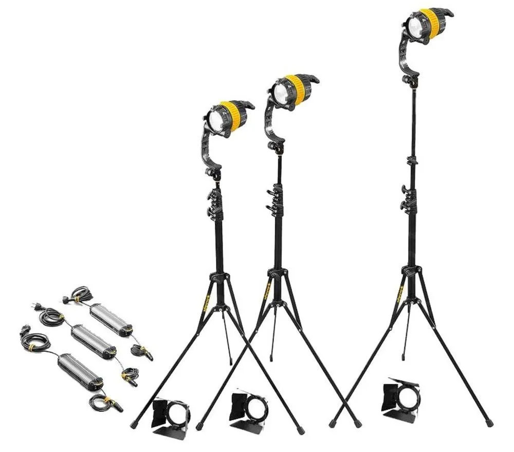 Dedolight daylight 3 light set