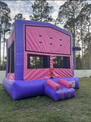 Pink & Purple Bounce House