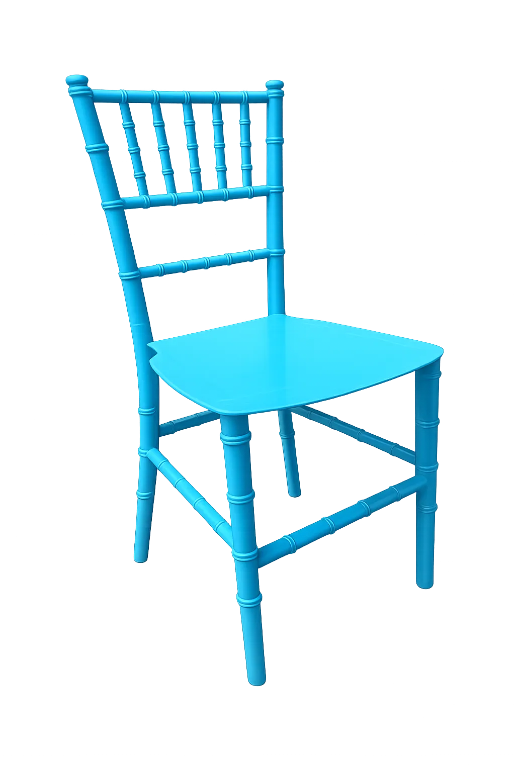 Children's Blue Resin Chiavari Chair