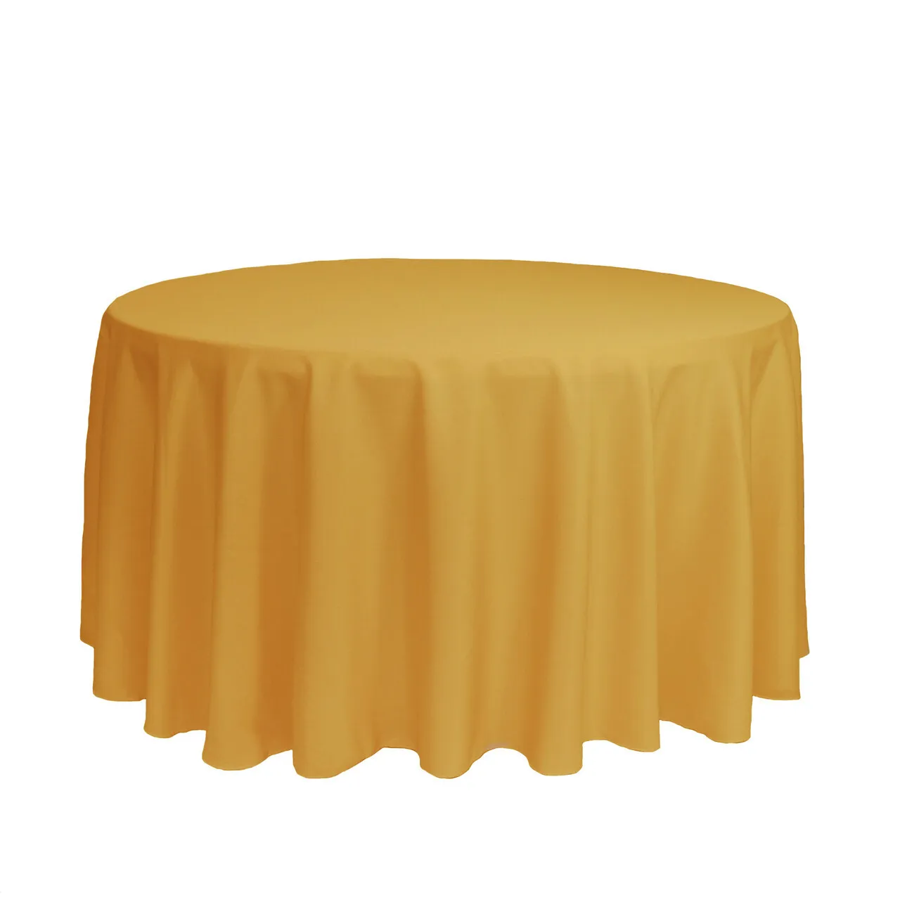Gold Poly Poplin Linens