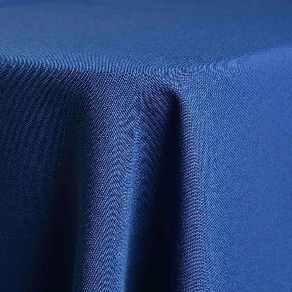 Navy Blue Poly Poplin Linens