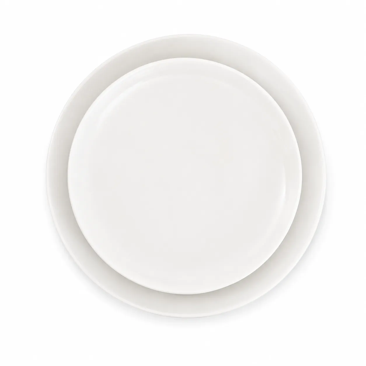 White Coupe Plate