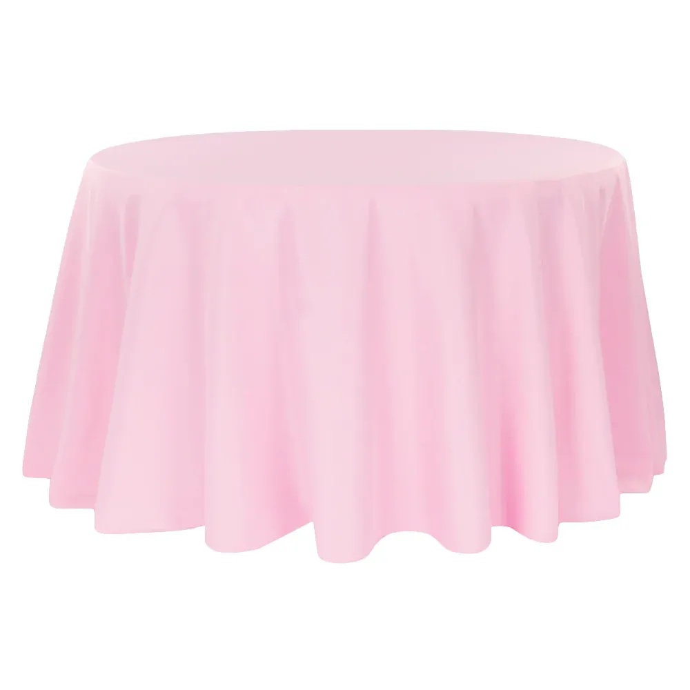 Light Pink Poly Poplin Linens