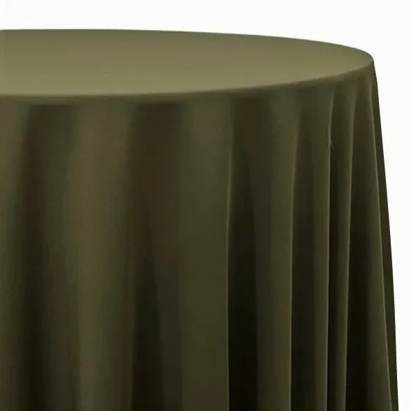 Green Poly Poplin Linens
