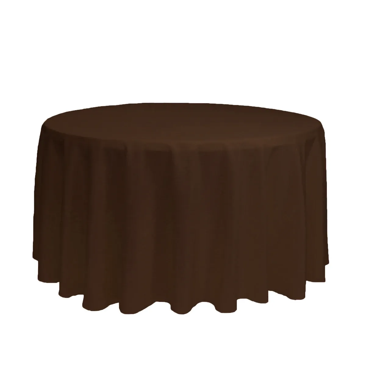 Brown Poly Poplin Linens