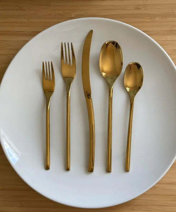 Premium Gold Flatware