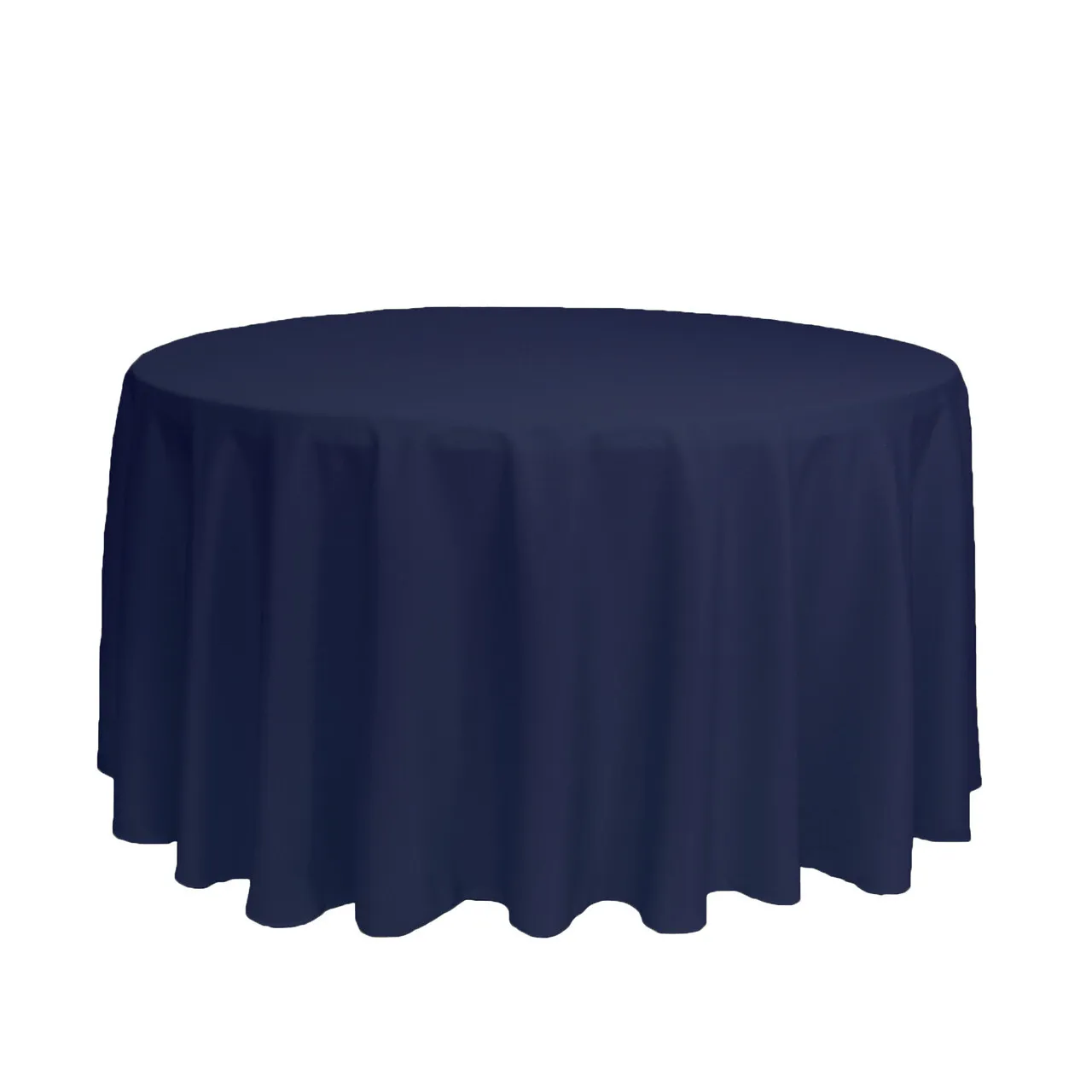 Navy Blue Poly Poplin Linens