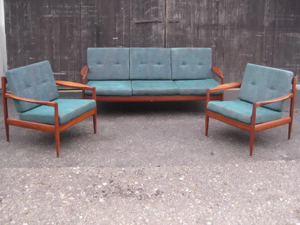Sofa, Dänemark, Teakholz