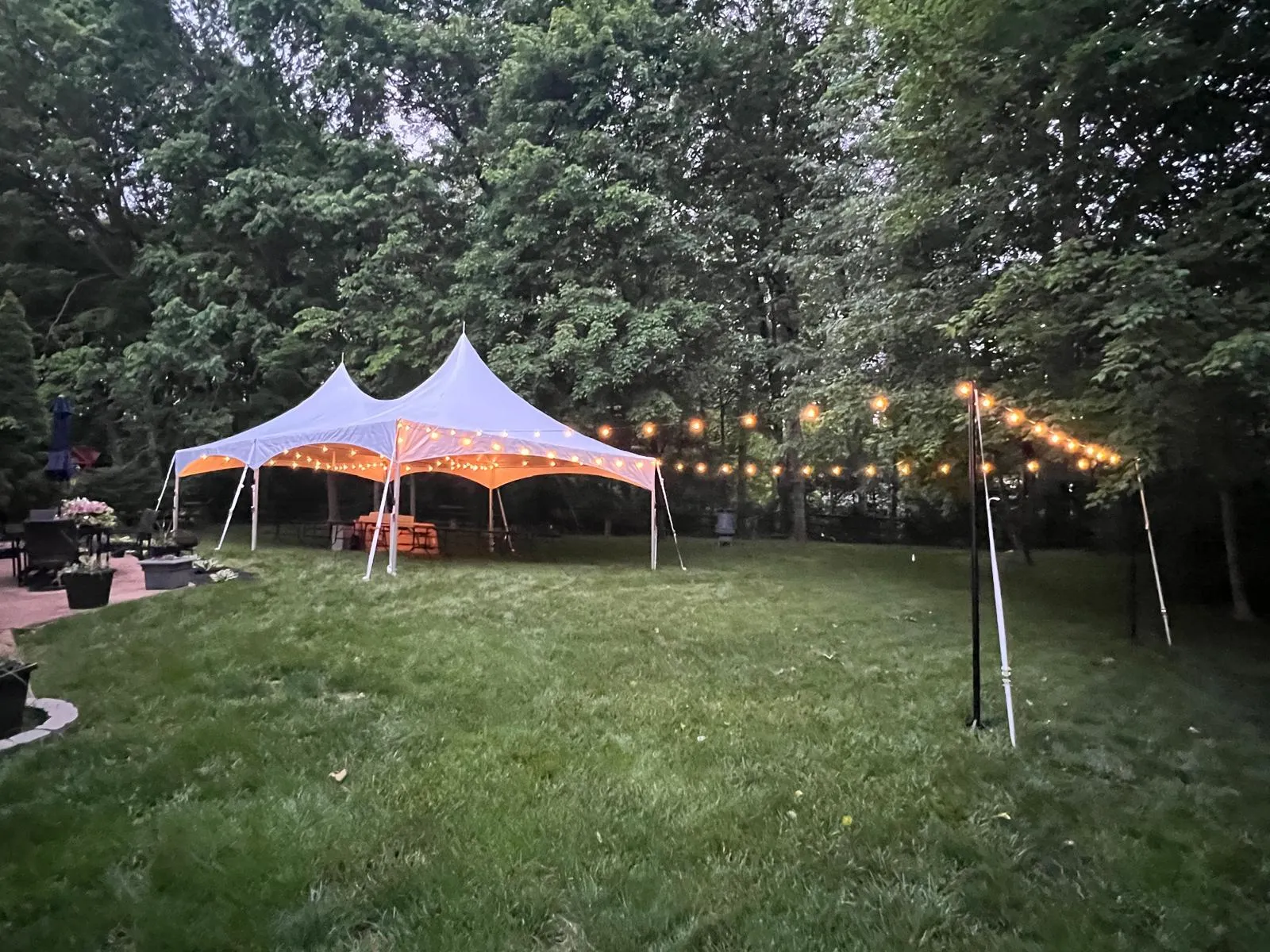 Perimeter Tent Lighting
