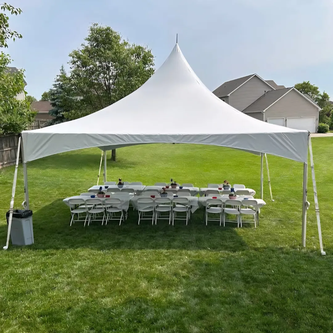 20x20 Tent, Table & Chair Package Pricing