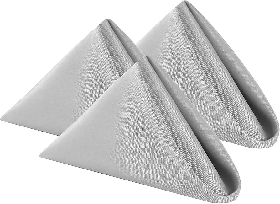 20 Inch Cloth Napkins Polyester (64 Color Options)