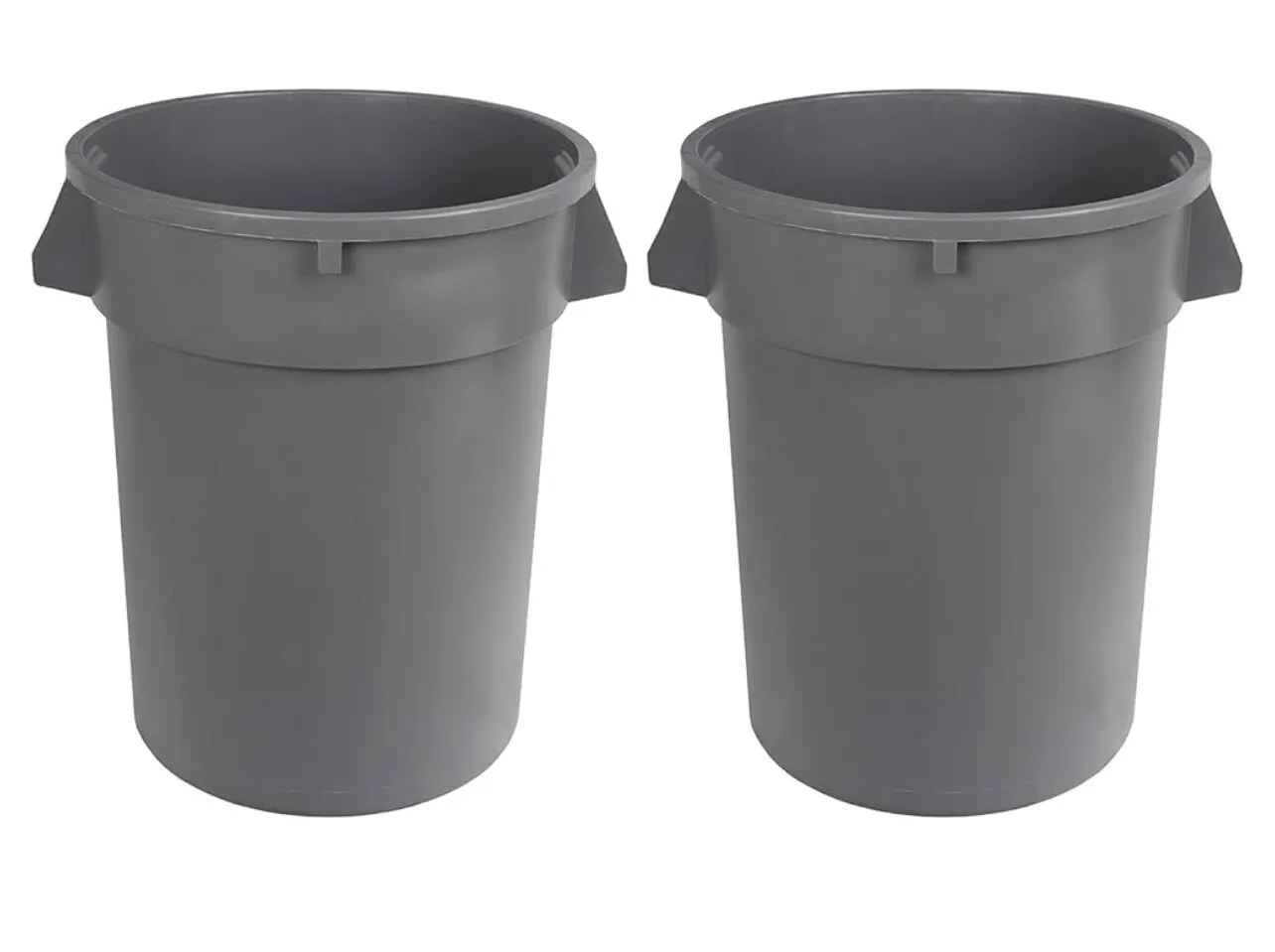 Round Trash Cans - 32 Gal 